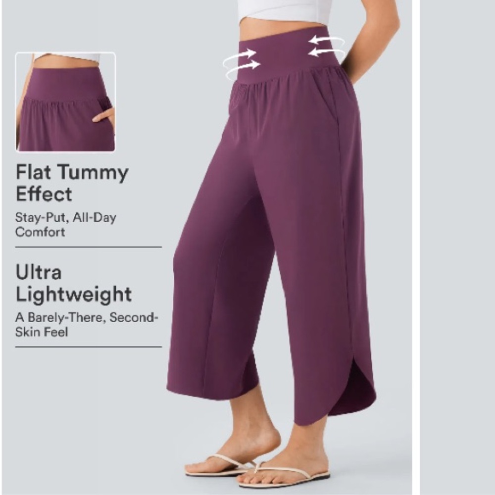 Halara Breezeful High Waisted Split Hem Resort Pants